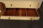 Vintage Ten Drawer Dresser Debonaire Cabinet with Brass X Pulls by Paul Frankl - Image 19