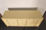 Vintage Ten Drawer Dresser Debonaire Cabinet with Brass X Pulls by Paul Frankl - Image 13