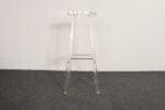 Single Vintage American Hollywood Regency Style Lucite Bar Stool - Image 4