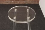 Single Vintage American Hollywood Regency Style Lucite Bar Stool - Image 16
