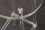 Single Vintage American Hollywood Regency Style Lucite Bar Stool - Image 23