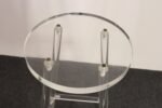 Single Vintage American Hollywood Regency Style Lucite Bar Stool - Image 17