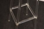 Single Vintage American Hollywood Regency Style Lucite Bar Stool - Image 9