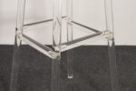 Single Vintage American Hollywood Regency Style Lucite Bar Stool - Image 10