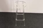 Single Vintage American Hollywood Regency Style Lucite Bar Stool - Image 6
