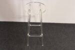 Single Vintage American Hollywood Regency Style Lucite Bar Stool - Image 6
