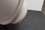 Pair of Italian Walnut and Gray and White Tweed Club Chairs after Marco Zanuso - Image 19
