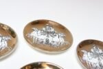 Set of Eight Vintage Gilded Roman Chariot Coasters by Piero Fornasetti with Box - Image 20