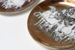Set of Eight Vintage Gilded Roman Chariot Coasters by Piero Fornasetti with Box - Image 24