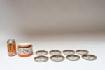 Set of Eight Vintage Gilded Roman Chariot Coasters by Piero Fornasetti with Box - Image 7