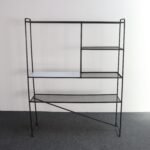 Mid-Century American Modern Iron Shelving Unit / Etagere by Freda Diamond - Image 9