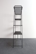 Mid-Century American Modern Iron Shelving Unit / Etagere by Freda Diamond - Image 5