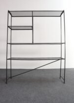 Mid-Century American Modern Iron Shelving Unit / Etagere by Freda Diamond - Image 3