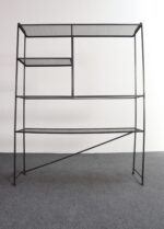 Mid-Century American Modern Iron Shelving Unit / Etagere by Freda Diamond - Image 3