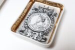 Set of Six Fornasetti Gilt Porcelain Profili Romani Roman Emperor Vide Poches - Image 22