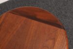 Mid-Century Modern Solid Walnut Tulip Style Pedestal Side Table by Prodelco - Image 12