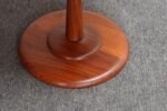 Mid-Century Modern Solid Walnut Tulip Style Pedestal Side Table by Prodelco - Image 16