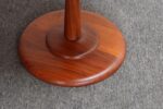 Mid-Century Modern Solid Walnut Tulip Style Pedestal Side Table by Prodelco - Image 16