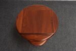 Mid-Century Modern Solid Walnut Tulip Style Pedestal Side Table by Prodelco - Image 7