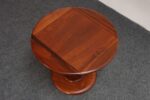 Mid-Century Modern Solid Walnut Tulip Style Pedestal Side Table by Prodelco - Image 8