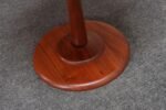 Mid-Century Modern Solid Walnut Tulip Style Pedestal Side Table by Prodelco - Image 17
