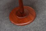 Mid-Century Modern Solid Walnut Tulip Style Pedestal Side Table by Prodelco - Image 17