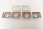 Set of Six Fornasetti Gilt Porcelain Profili Romani Roman Emperor Vide Poches - Image 8