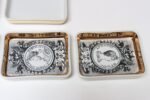 Set of Six Fornasetti Gilt Porcelain Profili Romani Roman Emperor Vide Poches - Image 15