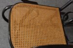 Vintage Thonet Ebonized Bentwood and Rattan Rocking Chair - Image 21