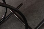 Vintage Thonet Ebonized Bentwood and Rattan Rocking Chair - Image 31
