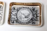 Set of Six Fornasetti Gilt Porcelain Profili Romani Roman Emperor Vide Poches - Image 29