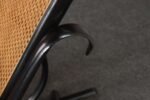 Vintage Thonet Ebonized Bentwood and Rattan Rocking Chair - Image 24