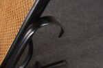Vintage Thonet Ebonized Bentwood and Rattan Rocking Chair - Image 24