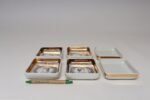 Set of Six Fornasetti Gilt Porcelain Profili Romani Roman Emperor Vide Poches - Image 11