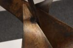 Pair of Vintage Brutalist Steel "Ribbon" Table Lamps by Richard Barr For Laurel - Image 12