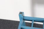 Primitive American Robin's Egg Blue Painted Wood Umbrella or Cane Stand - Image 19