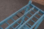 Primitive American Robin's Egg Blue Painted Wood Umbrella or Cane Stand - Image 16