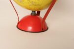 Vintage Replogle Yellow and Red Tin Litho "Globe Grams' Spinning World Globe - Image 18