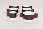 Set of 17 Vintage Alitalia First Class Plates and Cups Designed by Joe Colombo - Image 9