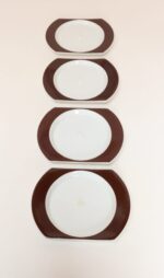 Set of 17 Vintage Alitalia First Class Plates and Cups Designed by Joe Colombo - Image 7