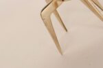 Pair of Sculptural Vintage Brutalist Candle Holders in Polished Brass - Image 12