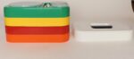 Mid Century Mexican Modern Stacking Rainbow Picnic Tray Set by Pymsa - Image 2