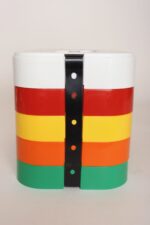 Mid Century Mexican Modern Stacking Rainbow Picnic Tray Set by Pymsa - Image 5