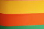 Mid Century Mexican Modern Stacking Rainbow Picnic Tray Set by Pymsa - Image 8