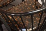 Vintage Pair Swedish Ebonized Beechwood Sunfeather Lounge Chairs by Sonna Rosen - Image 28
