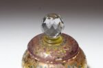 Vintage Bohemian Czechoslovakian Glass Powder or Trinket Jar with Crystal Finial - Image 9