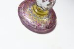Vintage Bohemian Czechoslovakian Glass Powder or Trinket Jar with Crystal Finial - Image 21