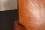 Pair of French Art Deco Leather Angled Back Club Chairs with Nailhead Decoration - Image 28