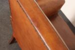 Pair of French Art Deco Leather Angled Back Club Chairs with Nailhead Decoration - Image 34