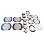 Set of 17 Vintage Alitalia First Class Plates and Cups Designed by Joe Colombo